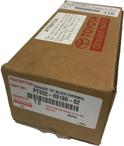 Vista 2 de Piezas Originales Toyota - 2010-2024 4Runner Punta de Escape Negra (PT932-89180-02)