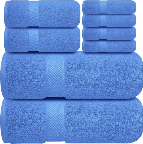 Vista 40 de Infinitee Xclusives Paños de lavado de 100 % algodón de alta calidad para ducha, paquete de 4, 12 x 12 pulgadas, altamente absorbentes, para baño