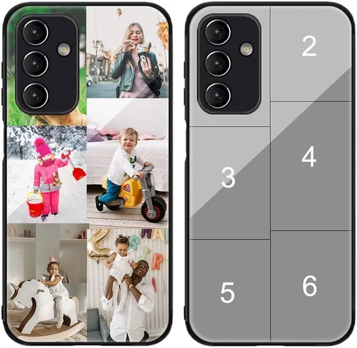 Vista 529 de Funda personalizada para Samsung Galaxy S8 Plus, funda personalizada antiarañazos con vidrio templado, funda protectora a prueba de golpes, de TPU