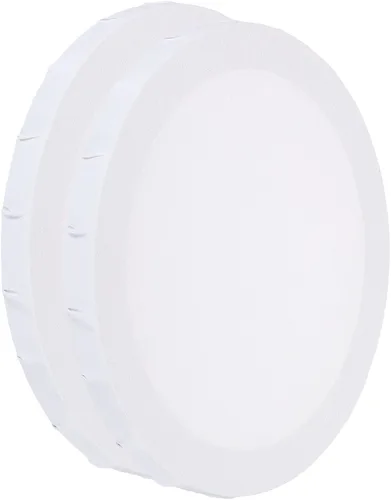 Vista 7 de PATIKIL Paneles de lienzos de pintura para pintura, paquete de 2 paneles redondos de madera de 4 x 4 pulgadas, paneles de arte en blanco estirados