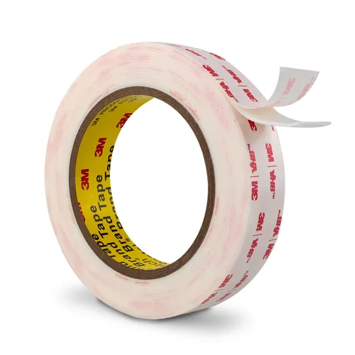 Vista 10 de Cinta adhesiva de doble cara resistente de 1/4 pulgada x 4.7 metros, cinta adhesiva de montaje de espuma impermeable 5925 para automotriz, tira