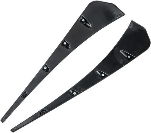 Vista 6 de 1 par de rejillas de ventilación laterales universales de ABS para ventilación de automóvil, flujo de aire, calcomanía de admisión para decoración