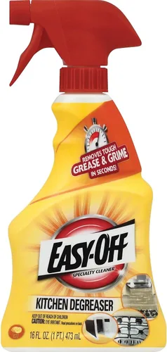 Vista 2 de Easy Off Specialty Kitchen Degreaser Cleaner, 16 fl oz Bottle (Pack of 2)