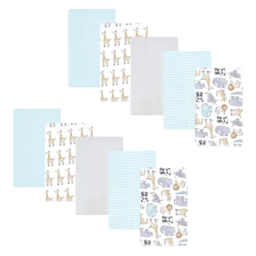 Vista 234 de Hudson Baby - Paños unisex de franela de algodón para bebé, avión, talla única