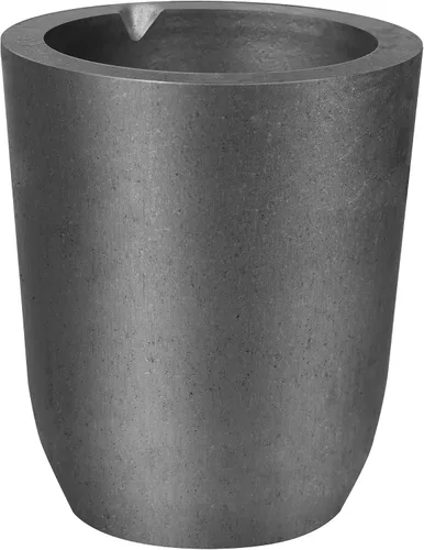 CANALHOUT Crisoles de grafito de carburo de silicio, crisoles para derretir metal, resisten la alta temperatura de 1800℃ (3272°F), fundición