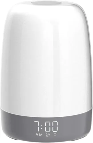 Vista 9 de winshine Touch Wake Up Night Light with Sunrise Simulation Alarm Clock, 3 Ways Dimmable Warm White Bedside Lamp for Kid Bedrooms RGB Ambient Table