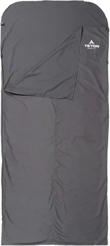 Teton Sleeping Bag Liner; A Clean Sheet Set Anywhere You Go; Perfect for Travel, Camping, and Anytime You’re Away from Home Overnight; Machine