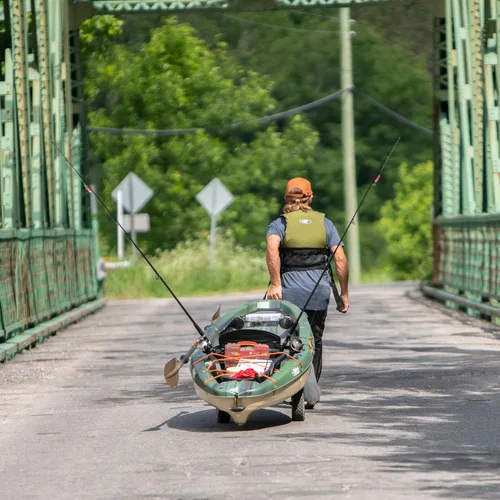 Vista 6 de Pelican Sentinel 100X - Angler Sit on top Fishing Kayak - Lightweight - Ergolounge™ Seating System