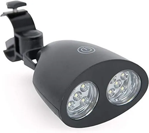 Megamaster Luz de parrilla – Accesorio para barbacoa con 10 bombillas LED brillantes para asar y cocinar al aire libre – 530-0013P