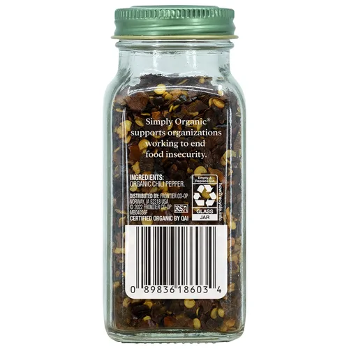 Vista 2 de Simply Organic Pimiento rojo triturado orgánico 1.59 oz.
