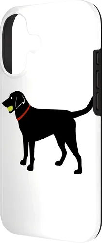 Vista 2 de Labrador Retriever Fetch, Black Lab Play Ball Dog Lover Gift Case for iPhone 17
