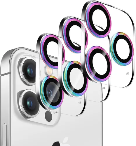 Vista 17 de Dengduoduo Paquete de 3 protectores de lente de cámara para iPhone 13 de 6.1" y iPhone 13 Mini de 5.4", vidrio templado, Ultra HD, dureza 9H