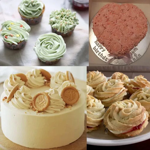 Vista 3 de 1M Piping Tip for Cake Decorating,Seamless Icing Tips,3 Pcs Decorating Tips,Open Star,Stainless Steel