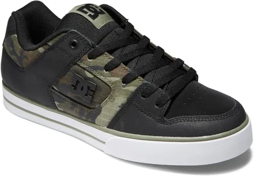 Vista 17 de DC Pureskateshoe - Zapatos de skate para hombre Negro/Negro/Blanco