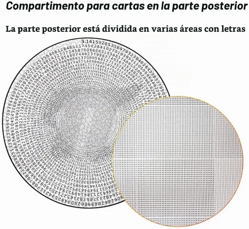 Vista 6 de Bgraamiens Rompecabezas - Día de π Rompecabezas Místico Rompecabezas π Difícil Rompecabezas Redondo Único de Números para Adultos (Espiral π)