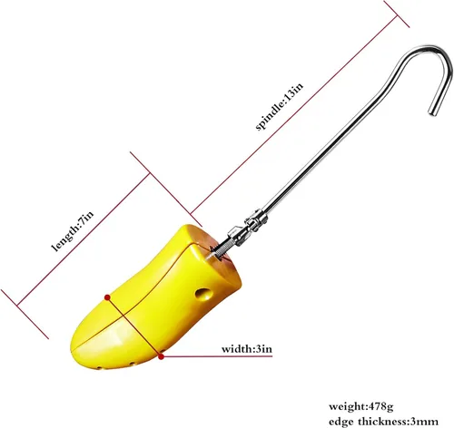 Vista 5 de TYOPMU Boot Stretchers For Cowboy Boots,Boot Stretcher Shoe Stretcher For Thick Wide Feet Men Women, for Size 7-12
