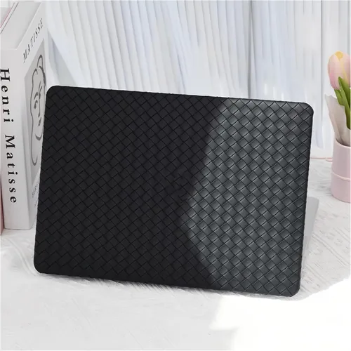 Funda para MacBook Neo de 13 pulgadas 2026 A18 A3404, tejida negra Boho Woven Negro