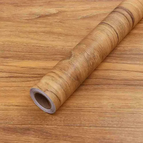 Vista 5 de COSNIGHT Papel tapiz de grano de madera de 23.6 x 118 pulgadas, película de vinilo autoadhesiva para decoración de gabinetes, cajones, estantes