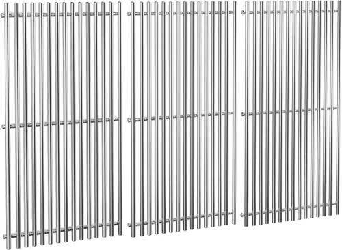 Vista 11 de QuliMetal 66089 Rejillas de parrilla para Weber Genesis 2 E-410/E-415/E-435, piezas de parrilla para parrillas de gas Weber GS4 Genesis II/LX serie