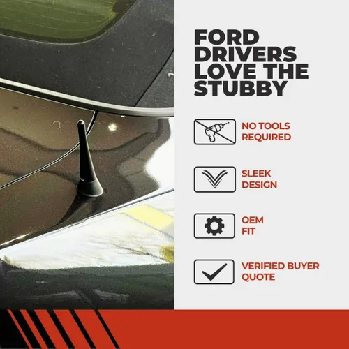 Vista 6 de CravenSpeed Antena Stubby compatible con Ford Bronco 2021-2023 Reemplazo de antena corta montada en el capó Fabricado en los Estados Unidos