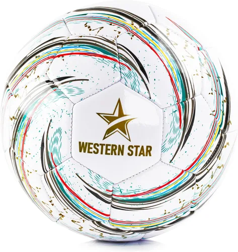 Vista 31 de Western Star Soccer Ball Helix- Size 3 4 5 - Official Match Grade Soccer Balls - Attractive and Durable Design