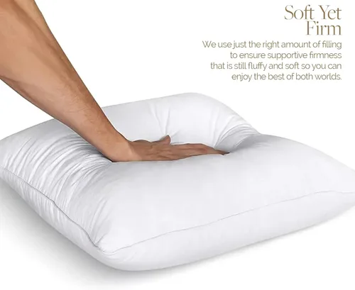 Vista 4 de Looms & Linens - Fundas de almohada lumbar para decoración del hogar, relleno de poliéster suave para apoyo de espalda y fundas de almohada