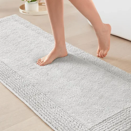 Vista 41 de Madison Park Esplendor - Alfombra reversible 100% algodón copetudo para baño de calidad hotelera de lujo con pelo medio, 3000 GSM, absorbente