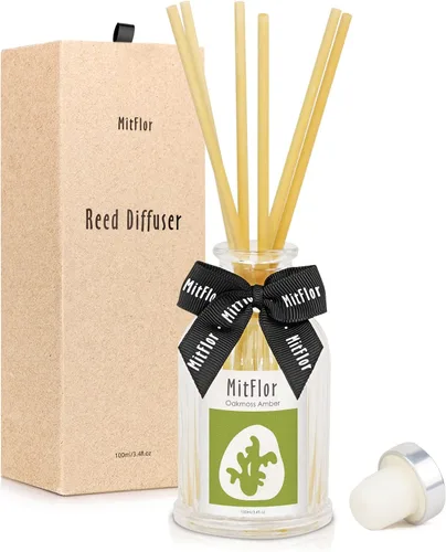 Vista 14 de MitFlor - Difusor de habitación, juego de difusor de varillas de ciprés de cedro con varillas de ratán natural, aromas refrescantes y limpios