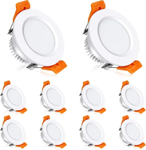 Vista 15 de inShareplus Iluminación empotrable LED de 2 pulgadas, luz regulable de 3 W (equivalente a 35 W), luz blanca diurna de 5000 K, CRI80, lámparas