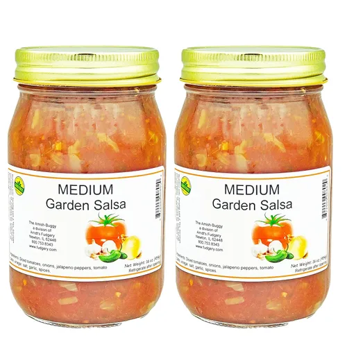 Vista 26 de Arndts Fudgery Amish Made Salsa Tarros de 2-16 onzas (manzana mediana)