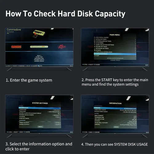 Vista 6 de Unidad de juego de 2 TB, USB 3.0, juegos incorporados, disco duro externo compatible con Mac OSLinuxWindows XP781011, HDD portátil compatible
