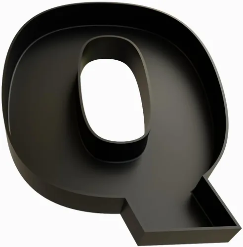 Vista 85 de Bandejas de servir de plástico duro reutilizables y rellenables con letras y números para decoración de fiesta (S, Negro)
