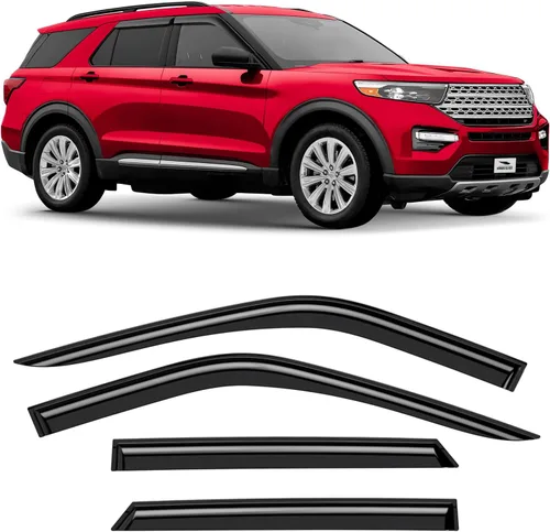 Vista 10 de Voron Glass - Protectores de lluvia adhesivos extra duraderos para Honda CR-V 2017-2022, deflectores de ventana, viseras de ventilación, 6 piezas