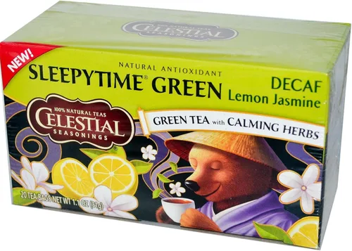Celestial Seasonings Sleepytime Green Lemon Jasmine - 20 bolsitas de té