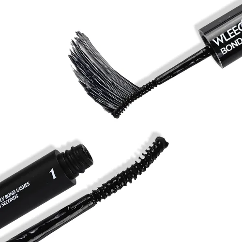 Vista 4 de Pegamento de pestañas para racimos de pestañas y pestañas individuales, fuerte sujeción y larga duración, impermeable, negro