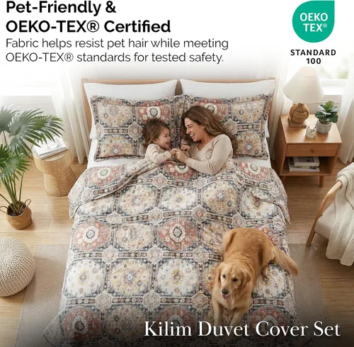 Vista 6 de Southshore Fine Living, Inc. Juego de funda de edredón tamaño extra grande individual/XL, ropa de cama de microfibra cepillada premium de fácil