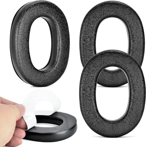 Vista 9 de defean - Almohadillas de repuesto de gel de silicona Instant Chill, compatibles con auriculares Peltor Tactical 100 300 500 Rangeguard / 3M WorkTunes