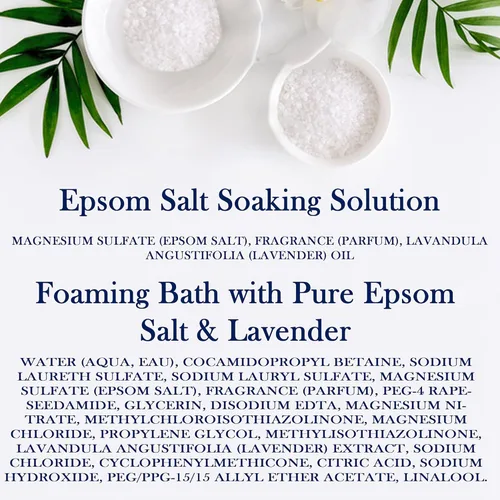 Vista 7 de Dr. Teal's - Solución de remojo de sal de Epsom y baño espumoso con sal pura de Epsom, lavanda (paquete de 2)