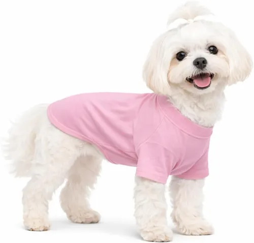 Vista 74 de Lovelonglong 2019 - Ropa para mascotas, Disfraces para Perro, Ropa Camisetas en blanco para Perros Grande Medianos Pequeños 100% Algodón 18