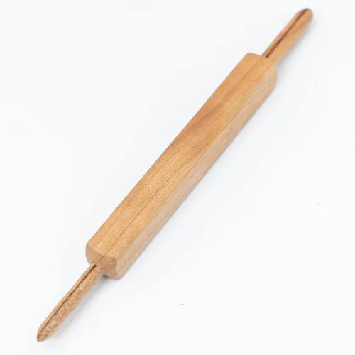 Vista 6 de Wagashi Tool Set Made of Wood,Stainless Steel,Japanese Traditional Sweets Tool Kit for DIY, Includes Triangular Stamens Stick, Thin Needle Chopstick