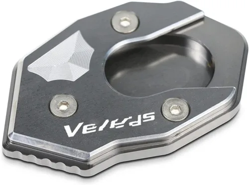 Vista 9 de Soporte lateral para motocicleta, placa ampliadora, almohadilla de extensión para Kawasaki para VERSYS300 para Versys X250 1000 (color: verde)