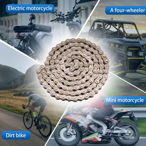 Vista 6 de Stylemafia Cadena de 25 rodillos de 132 eslabones + disyuntor de cadena de transmisión para Razor MX500 MX650 SX350 SX500 SX650 Mcgrath Dirt Rocket