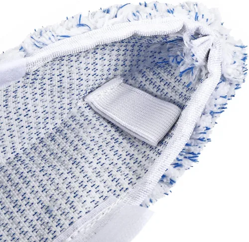 Vista 5 de MECCANIXITY Cabezal de repuesto de microfibra para ventana, vidrio, pared de mármol, hogar, baño, color azul, paquete de 3