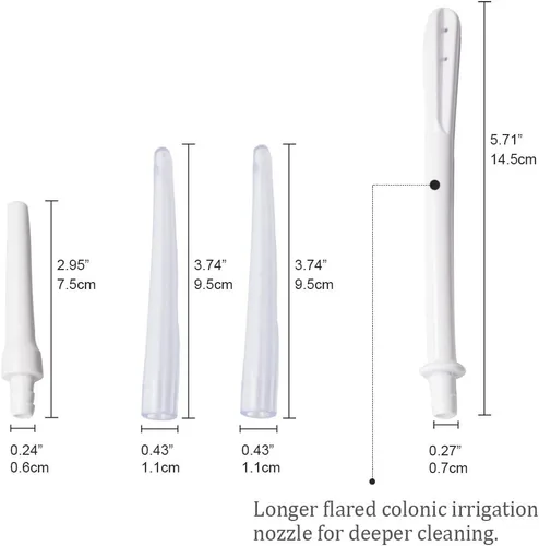 Vista 3 de Kit de bolsa de enema para limpieza de colon, bolsa de enema con tapa abierta de 2 cuartos de galón con manguera de silicona, enema de café
