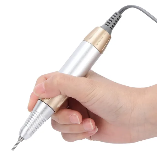Vista 2 de Electric Nail Drill Hand Drill Replacement, 35000rpm Nail Drill Handle Handpiece 5 pins Plug or Electric Nail Polishing Machine for Manicure