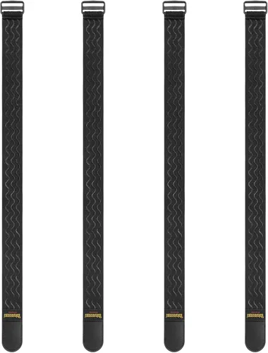 Vista 14 de Trilancer Correas elásticas de cincha con tiras antideslizantes, 12 x 2 pulgadas (paquete de 8) correas de gancho y bucle multiusos resistentes