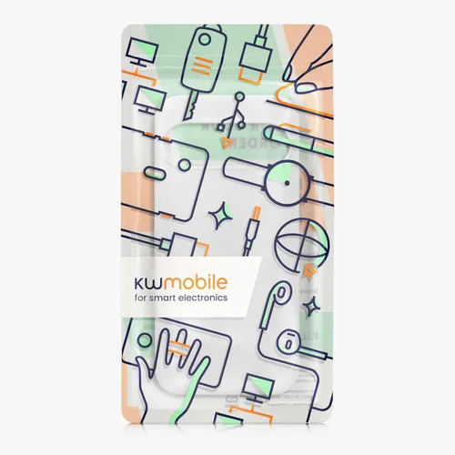Vista 733 de kwmobile Funda Compatible con Google Pixel 6 Pro - Funda de teléfono de silicona TPU con acabado suave - Azul Arrecife