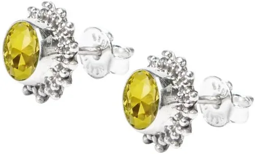 Vista 4 de Aretes tipo dormilona hechos a mano de plata de ley 925 para mujeres y niñas, regalos de Navidad