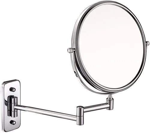 Vista 8 de DHAEY Wall-Mounted Makeup Mirror Folding Beauty Mirror 6 Inch Bathroom Vanity Mirror 10X Magnifying Double-Sided Wall-Mounted Vanity Mirror