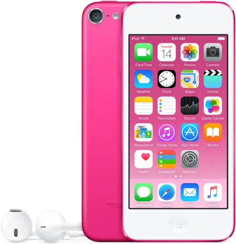 Vista 2 de Apple iPod touch 64GB 6ª Generación + Auriculares intrauditivos Rosa (Restaurados)